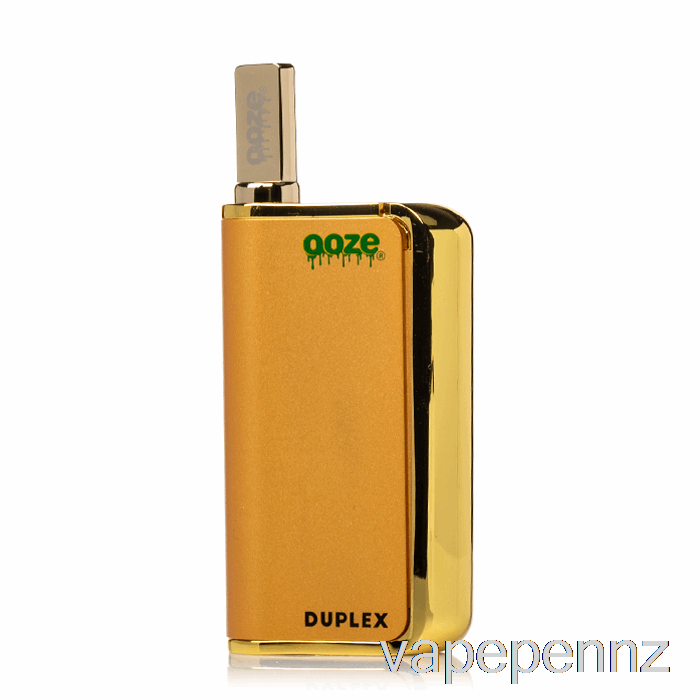 Ooze Duplex Pro Dual Vaporizer Lucky Gold VAPE NZ